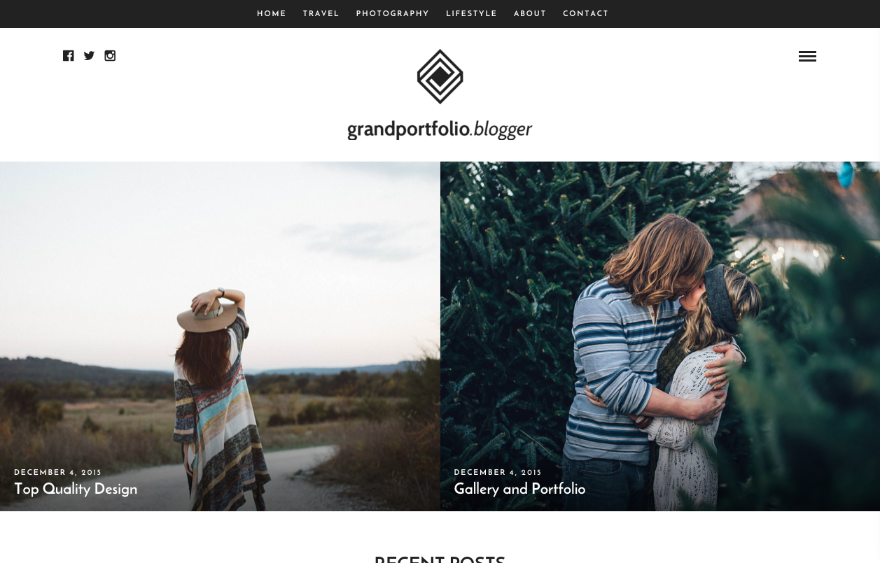 Grand Portfolio   Blogger   Just another WordPress site
